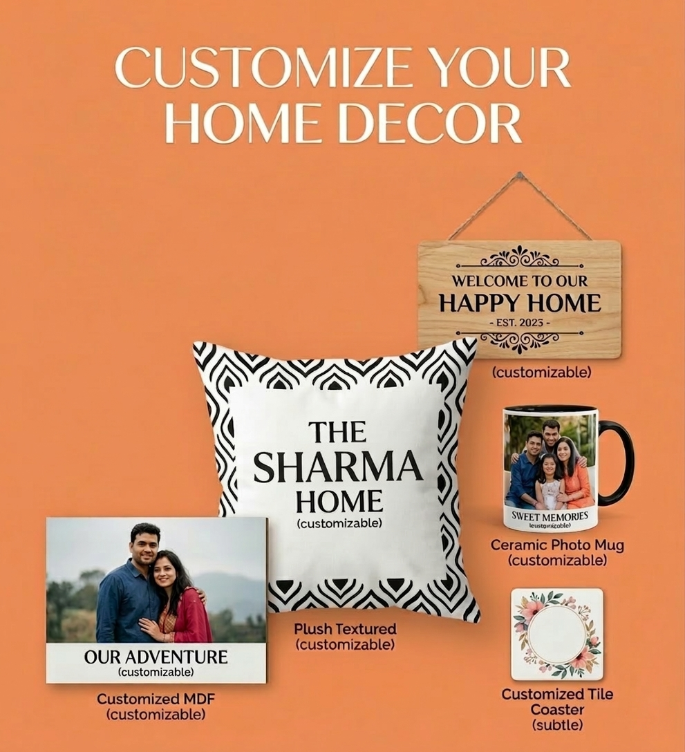 Home customized home decor