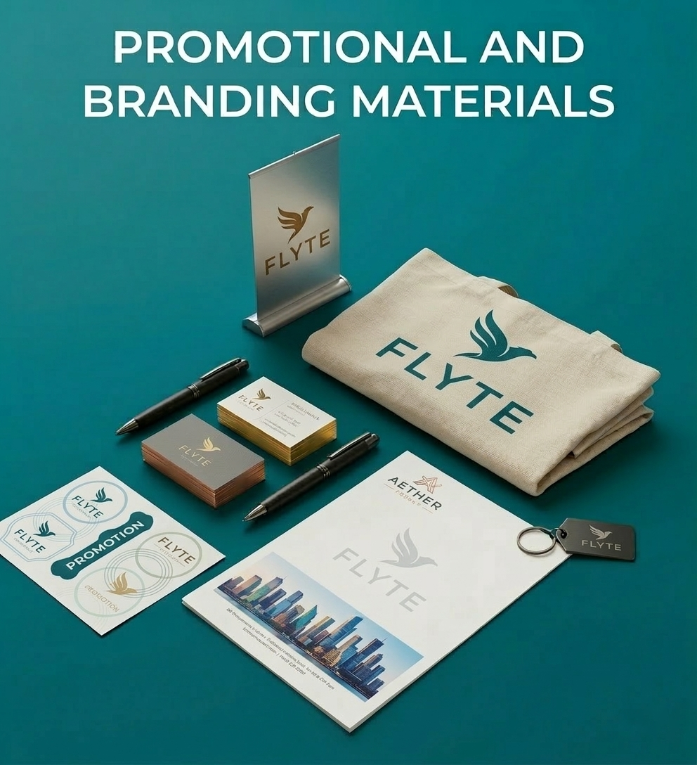 Home promotional and branding materials
